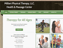 Tablet Screenshot of mililaniphysicaltherapy.com